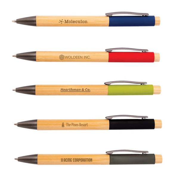 Add Your Logo: EcoMark Bamboo Executive Pen