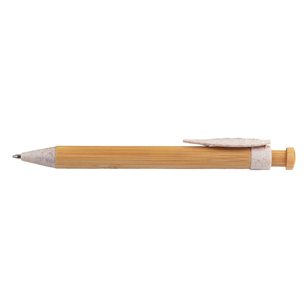 Add Your Logo: GreenWrite Bamboo Wheat Pen