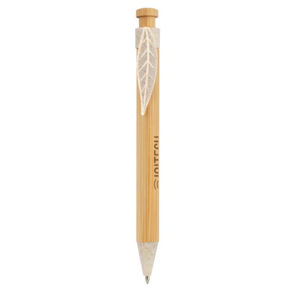 Add Your Logo: GreenWrite Bamboo Wheat Pen