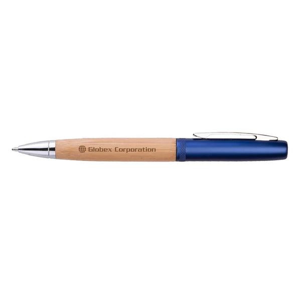 Add Your Logo: Helix Bamboo Twist Pen
