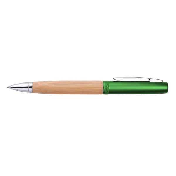 Add Your Logo: Helix Bamboo Twist Pen