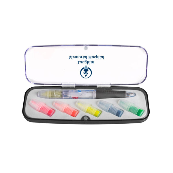 Add Your Logo: Highlight & Write Color Pen Set