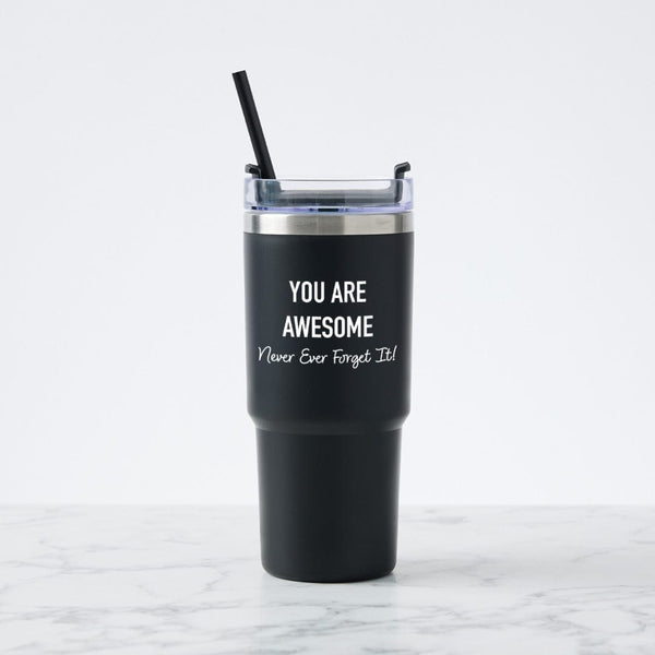 Classic & Cool Stainless Steel Tumbler 25 oz - Awesome
