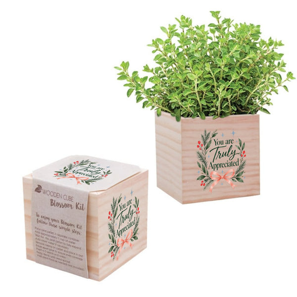 Appreciation Plant Cube - Truly Appreciated Holiday