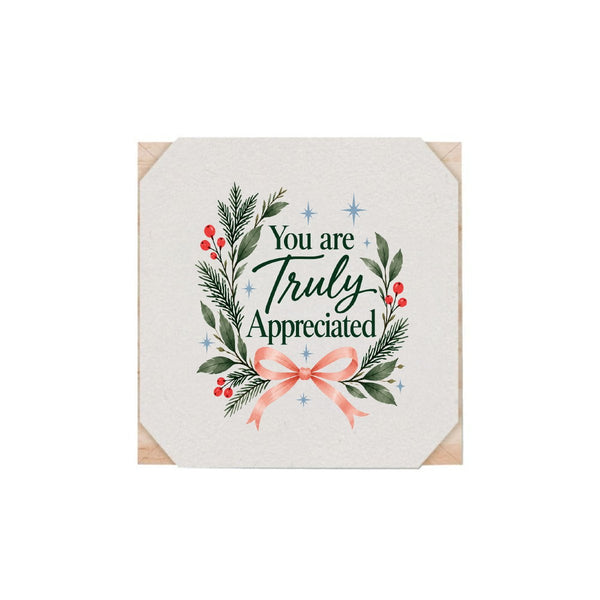 Appreciation Plant Cube - Truly Appreciated Holiday