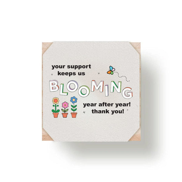 Growing Gratitude Plant Cube - Keep Us Blooming
