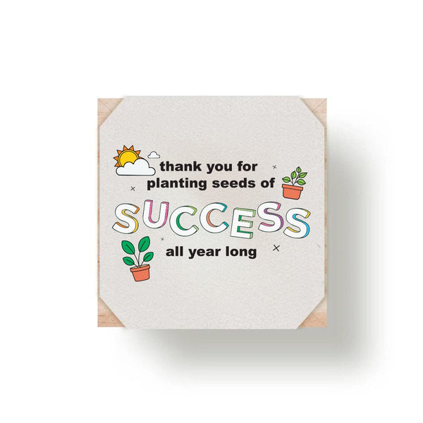 Growing Gratitude Plant Cube - Seeds of Success