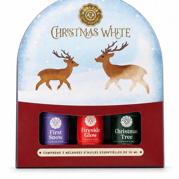 Holiday Essential Oil Gift Set - Christmas White