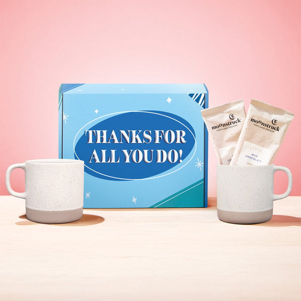 Cocoa for 2 Gift Sets - Thanks, customizable branded home & garden > kitchen & dining > tableware > drinkware > drinkware set