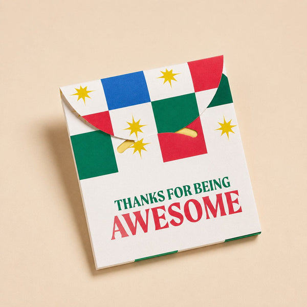 Mini Stocking Desk Drop - Awesome - Notepad