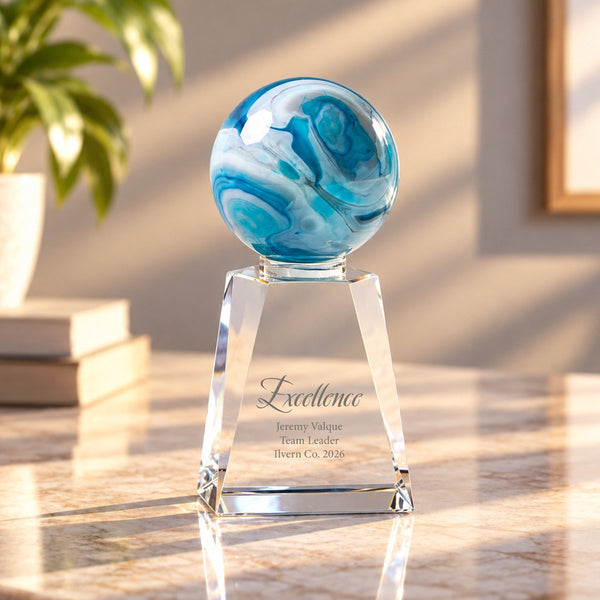 Agate Stone Orbit Trophy