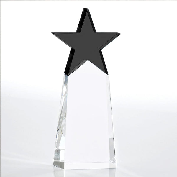 Crystal Star Pinnacle Trophy - Black