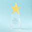 Crystal Star Pinnacle Trophy - Gold Metal Star