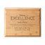 Bamboo Beveled Engraved Plaque - 12x 15 - Landscape
