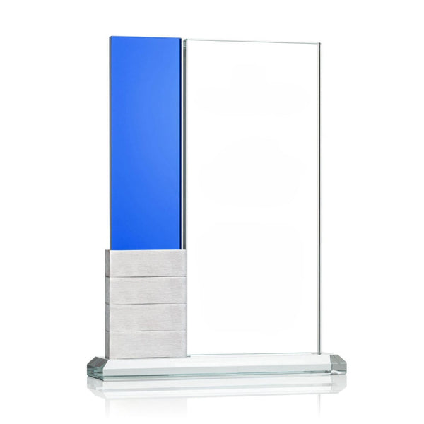 Stacked Achievement Perpetual Trophy - Tower - Blue