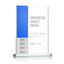 Stacked Achievement Perpetual Trophy - Tower - Blue