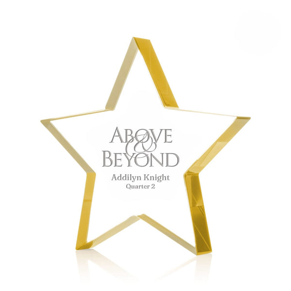 Radiant Star Award - Gold - Large