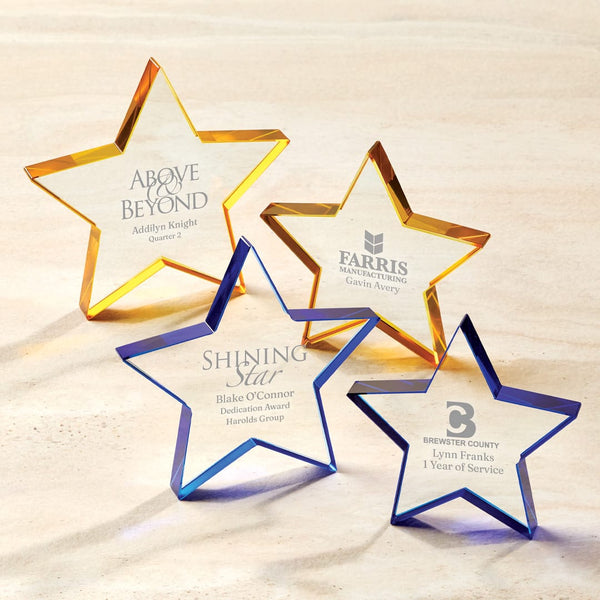 Radiant Star Award - Gold - Large