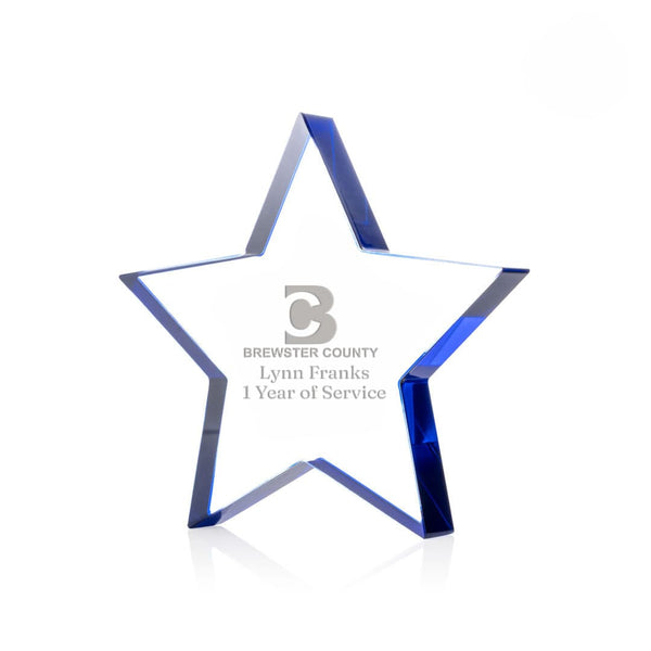 Radiant Star Award - Blue - Medium