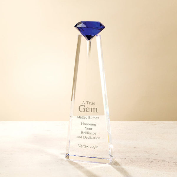Elite Gemstone Tower - Blue - Small