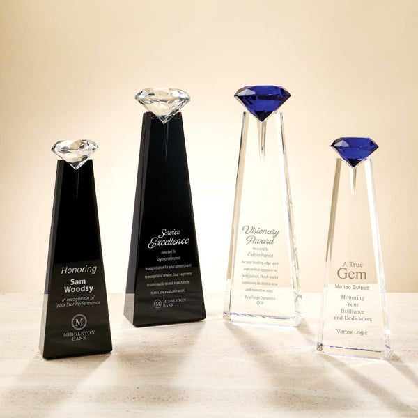 Elite Gemstone Tower - Blue - Large