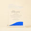 Frosted Blue Shimmer Acrylic Awards - Wave