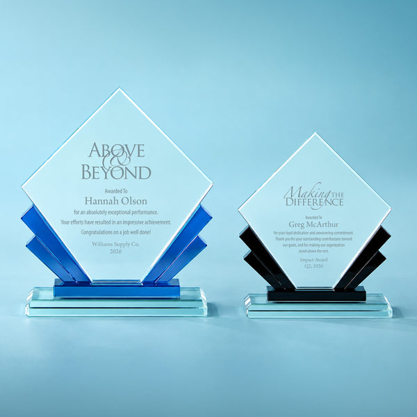 Black Radiance Crystal Award - Small