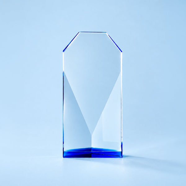 Blue Horizon Crystal Award - Large