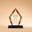Mosaic Etched Diamond Award - Small