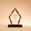 Mosaic Etched Diamond Award - Small
