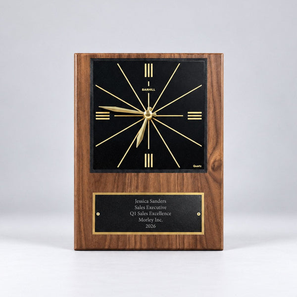 Legacy Timepiece Award Plaque