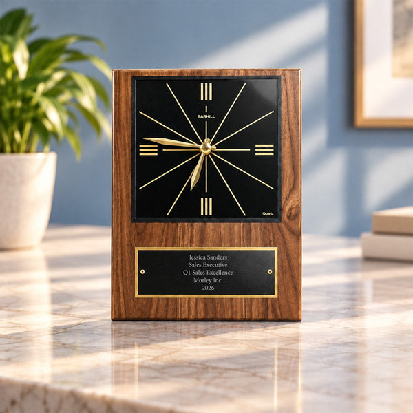 Legacy Timepiece Award Plaque