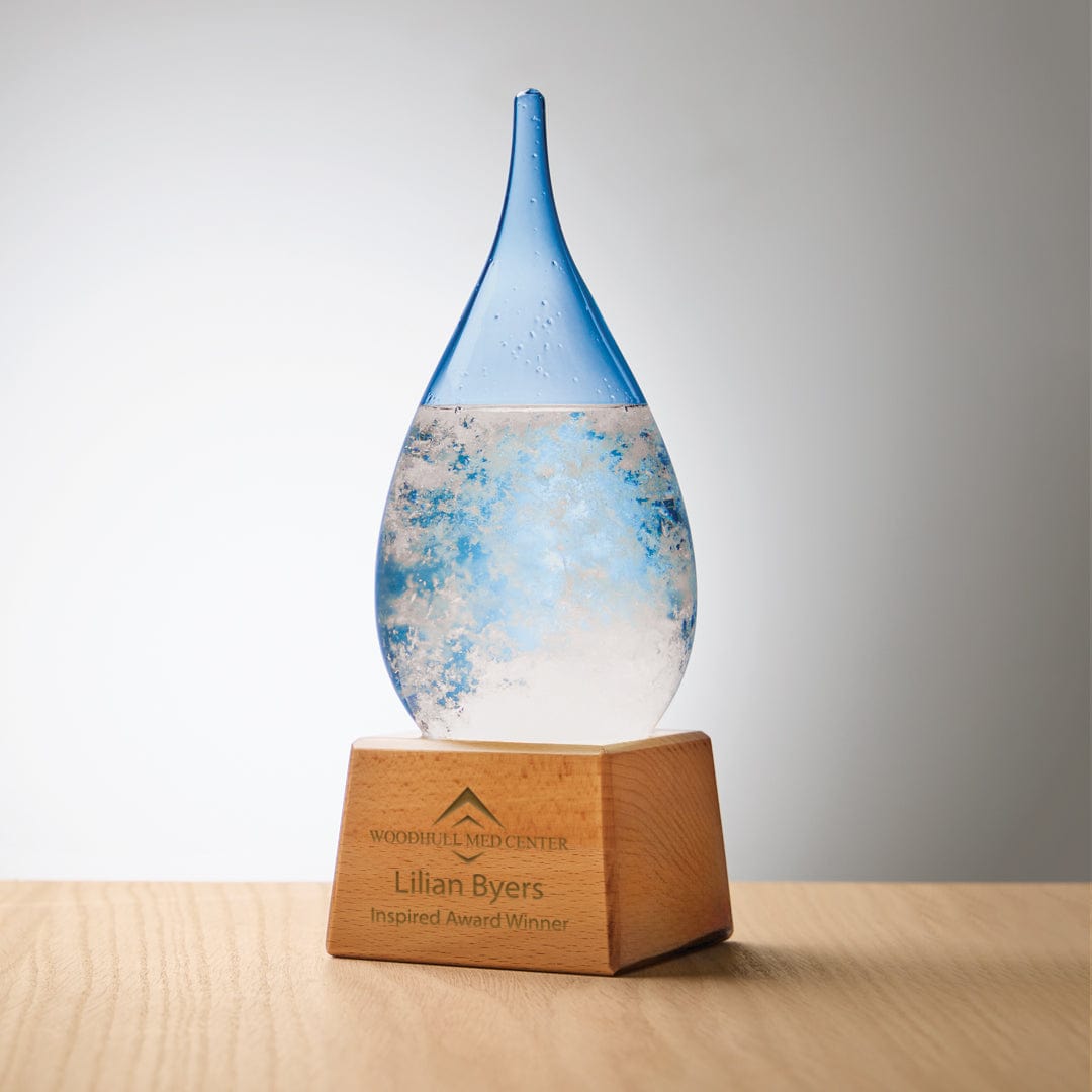 Light-Up Storm Glass Trophy - Baudville