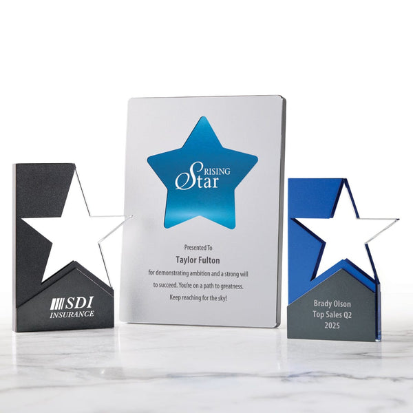 Dynamic Star Award Plaque