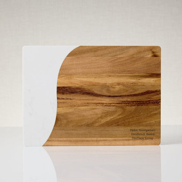 Wood & Marble Serving Board