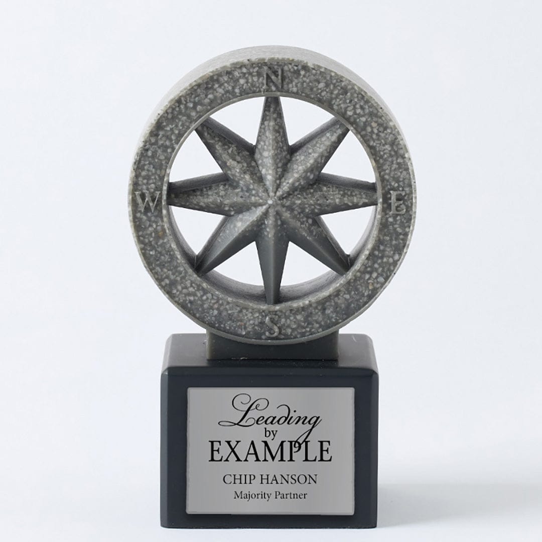 Stone Compass Trophy - Custom Award | Baudville