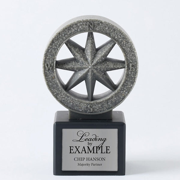Leading by Example Compass Trophy