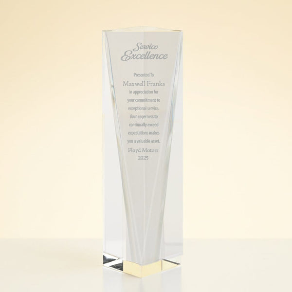 Optic Crystal Visionary Award - Large