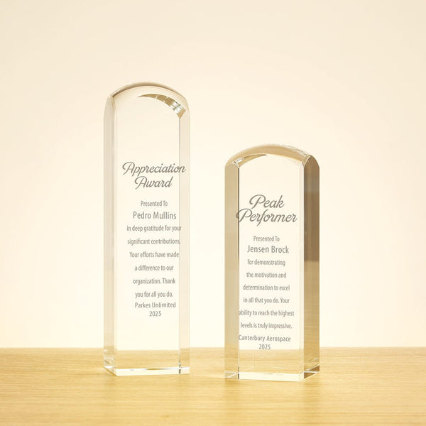 Optic Crystal Heritage Award - Large