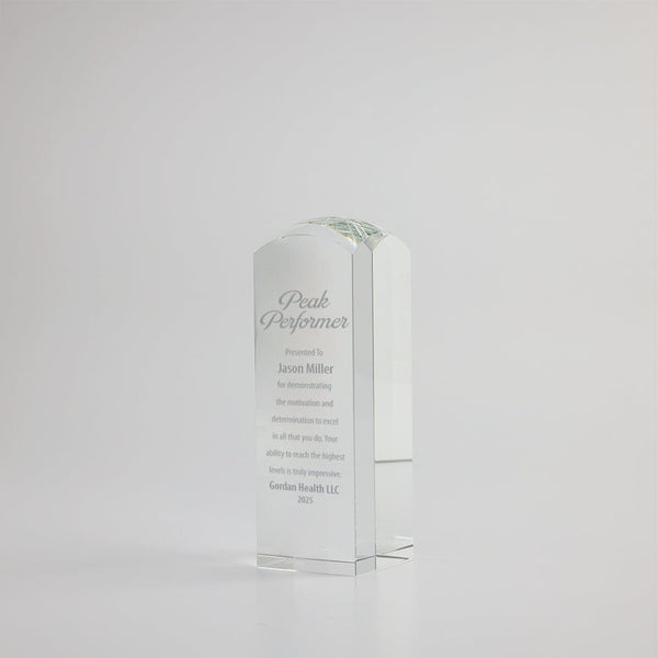 Optic Crystal Heritage Award - Medium