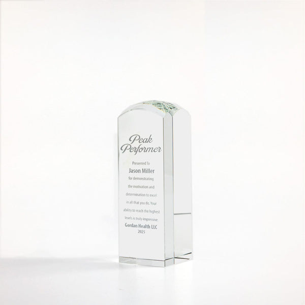 Optic Crystal Heritage Award - Medium