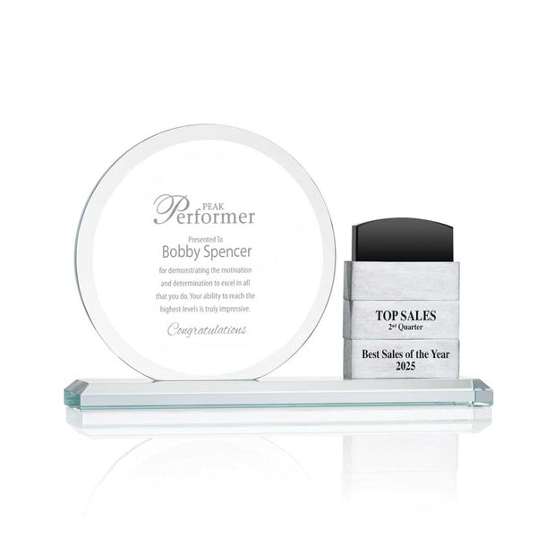 Stacked Achievement Perpetual Trophy - Black