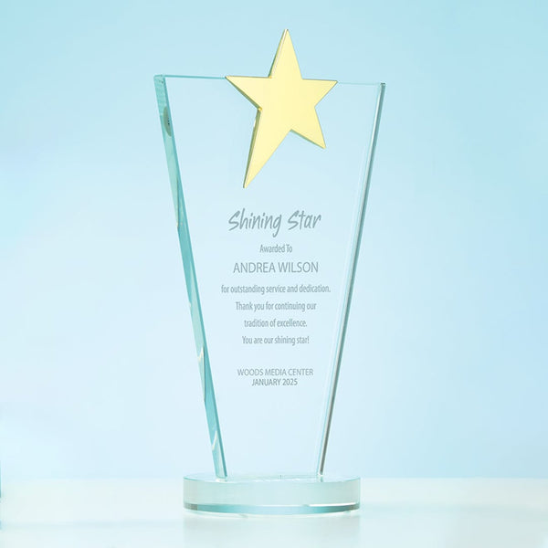 Star Performer Trophy - Large Gold