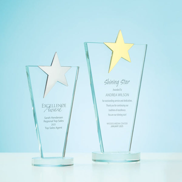 Star Performer Trophy - Large Gold