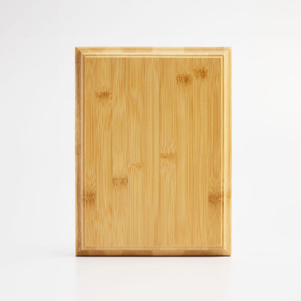 Bamboo Beveled Engraved Plaque - Portrait