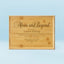 Bamboo Beveled Engraved Plaque - Landscape
