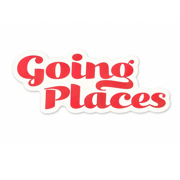 Going Places Sticker, customizable branded arts & entertainment > hobbies & creative arts > arts & crafts > art & crafting ma