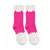 Cue the Confetti Socks - Birthday Sprinkle Socks, customizable branded apparel & accessories > clothing > socks > crew socks,