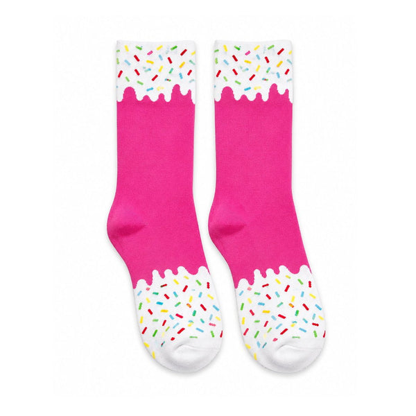 Cue the Confetti Socks - Birthday Sprinkle Socks, customizable branded apparel & accessories > clothing > socks > crew socks,