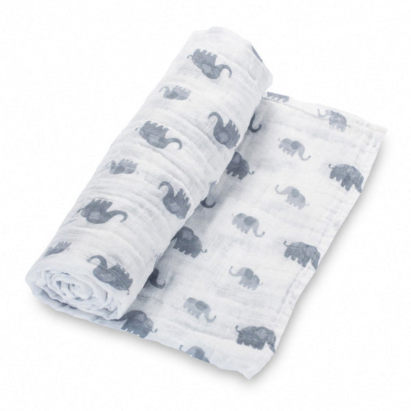 Elephant Parade Swaddle Blanket